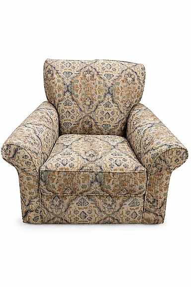 Corinthian Furniture Creedence Accent Chair in Worthit-Twilight AC824