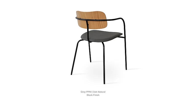 SohoConcept Academy Arm Soft Seat Dining Chair