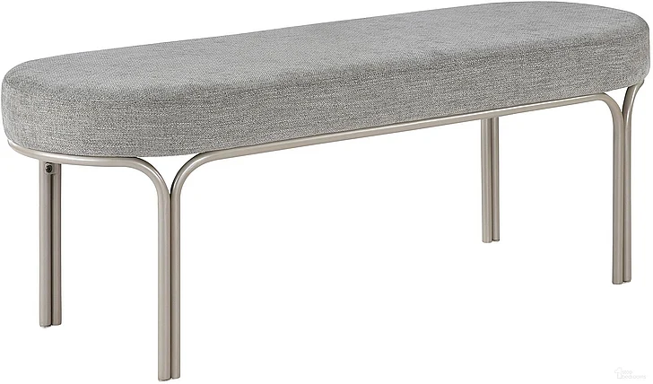 Homelegance Waldon Bench in Gray 4997