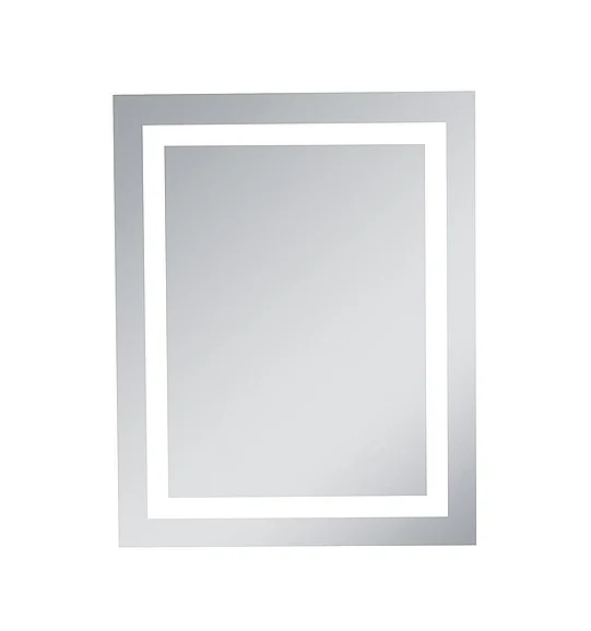 Elegant Led Hardwired Mirror Rectangle W24H30 Dimmable 5000K MRE-6003
