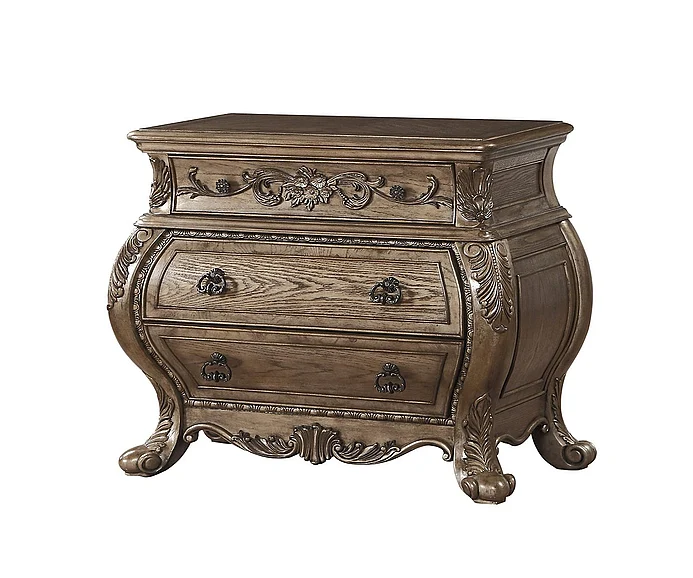 Acme Ragenardus Nightstand in Vintage Oak 26313