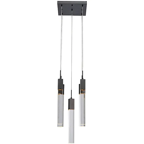 Bethel Flushed Black Gun Metal Frame Chandelier ADS08C5B
