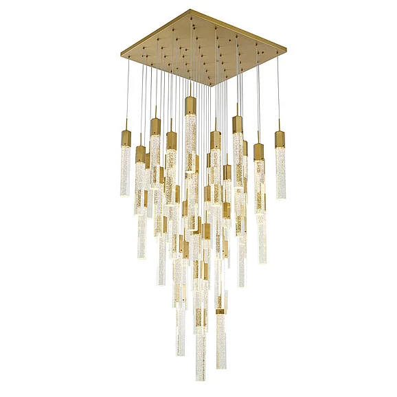 Bethel Gold Metal Flushed Chandelier ADS30C35G
