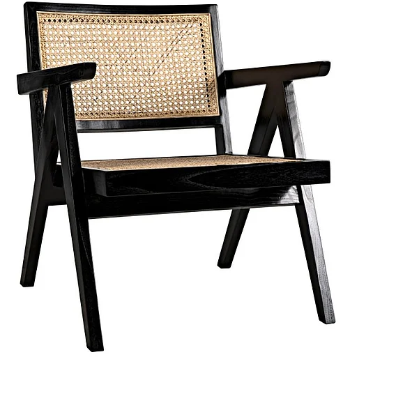 Noir Furniture James Relax Chair in Charcoal Black AE-130CHB CLOSEOUT