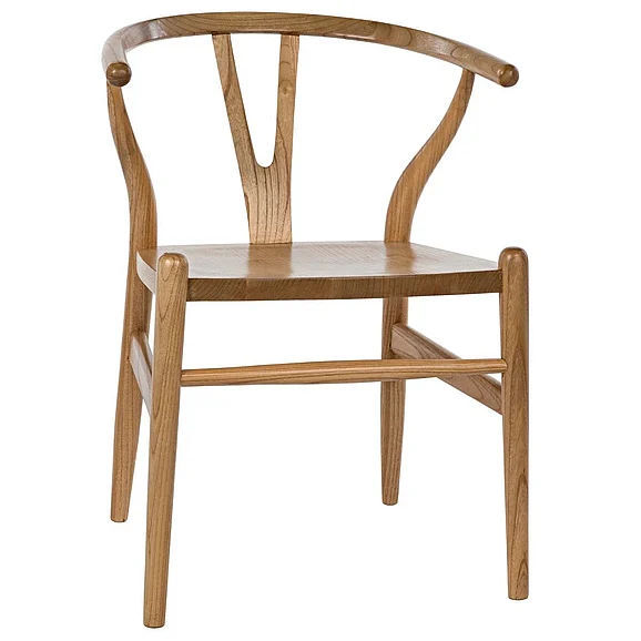 Noir Furniture Zola Chair in Natural AE-13N CLOSEOUT