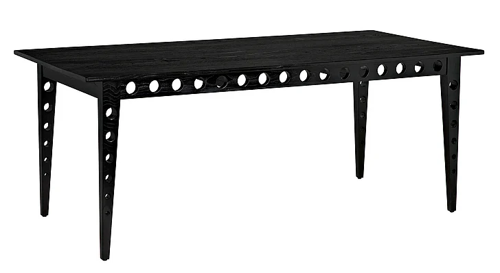 Noir Furniture Pericles Table/Desk AE-204CHB CLOSEOUT