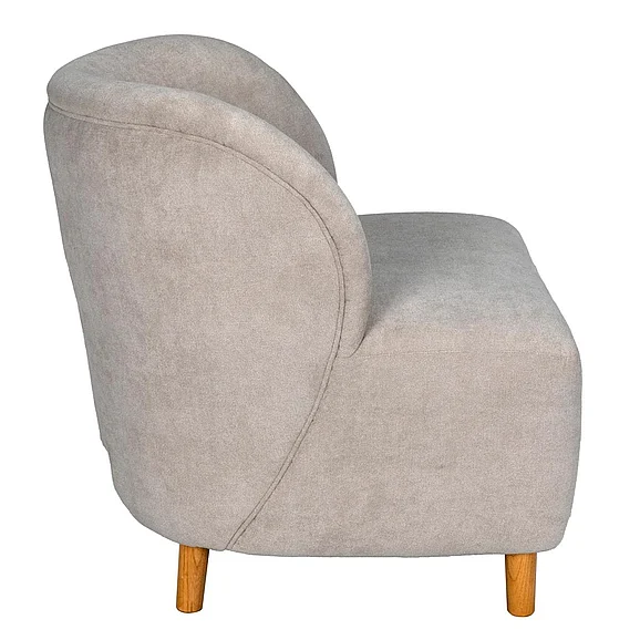 Noir Furniture Laffont Chair with Wheat Fabric AE-240W CLOSEOUT