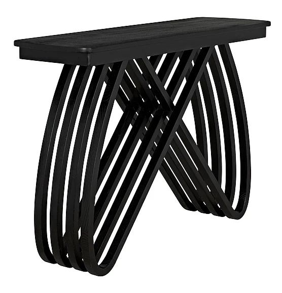 Noir Furniture Infinity Console AE-250CHB CLOSEOUT