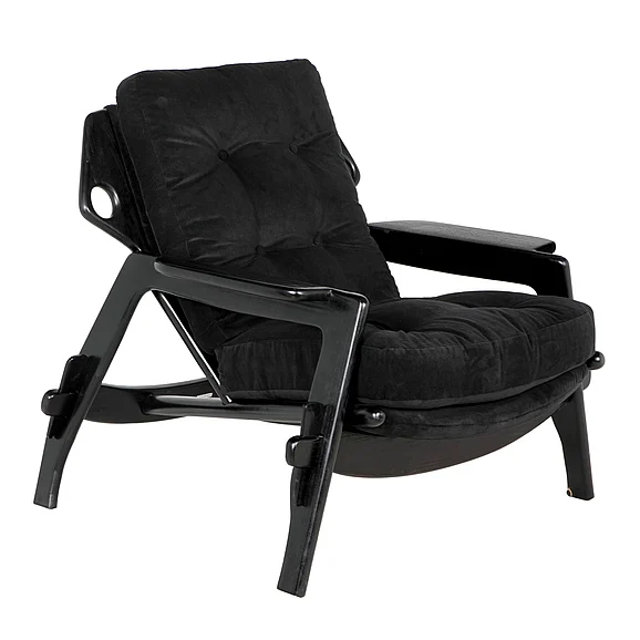 Noir Furniture Pax Chair w/ Performance Velvet Upholstery AE-271CHB