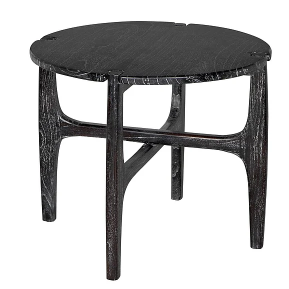 Noir Furniture Bucks Side Table in Sombre AE-328SR