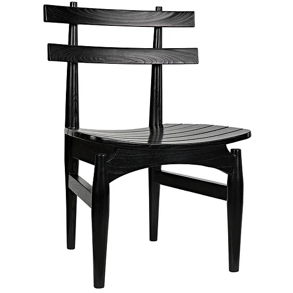 Noir Furniture Azumi Chair in Charcoal Black AE-73CHB CLOSEOUT