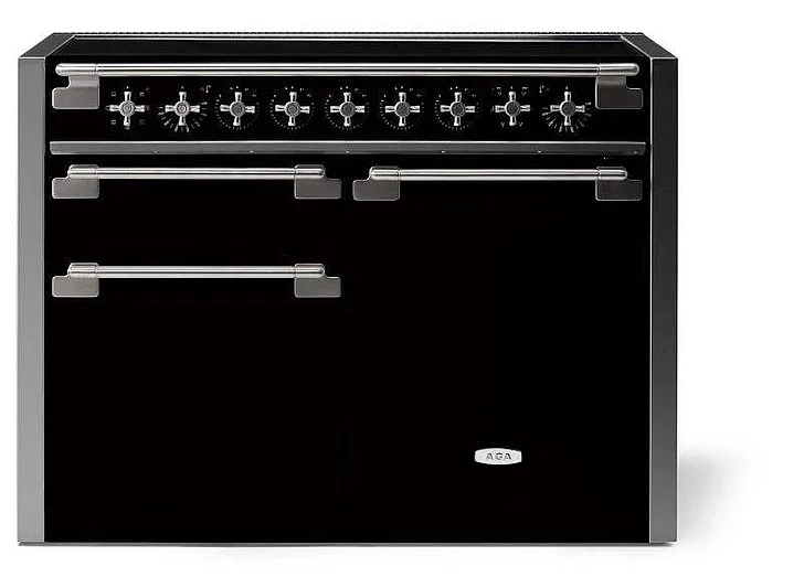 AGA 48" Elise Induction Range in Matte Black AEL481INMBL