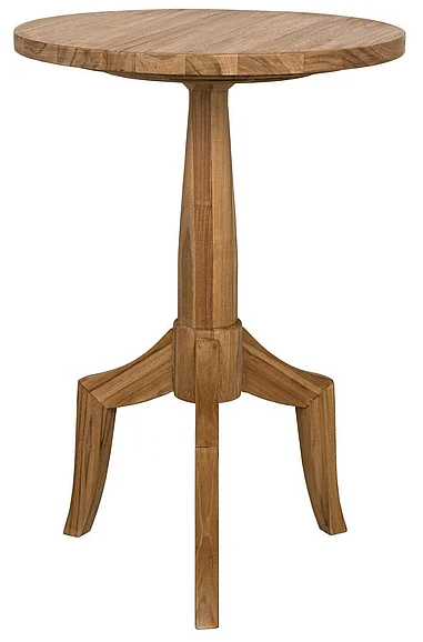 Noir Furniture Atomic Teak Table in Clear Coat Semi-Gloss AF-28