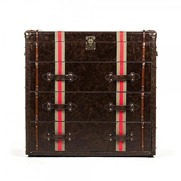 Zentique Alfie Chest AHP0104 Dark Brown