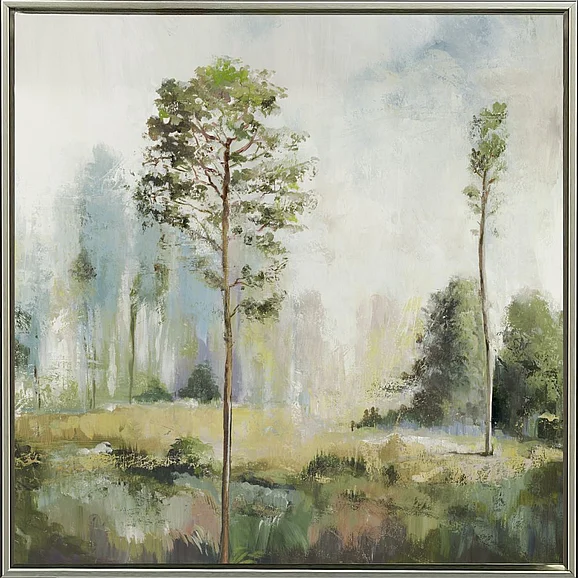 Streamline Art Tall Green Trees I E732109