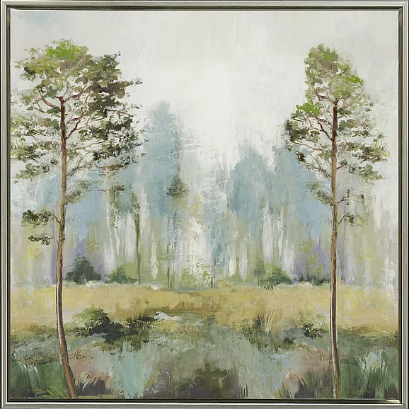 Streamline Art Tall Green Trees II E732093
