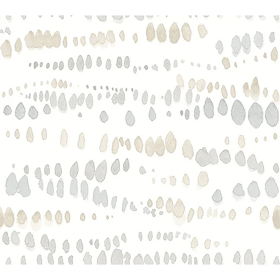 York F16-Artistic Abstracts Dewdrops Neutral Wallpaper AG2048 (Double Roll)