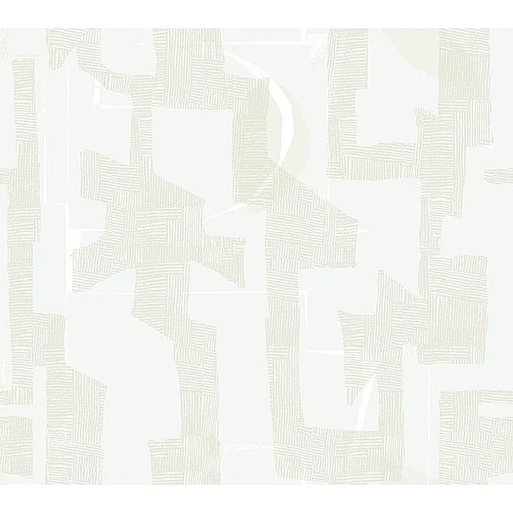 York F16-Artistic Abstracts Modern Tribal Dove & Sand Wallpaper AG2102 (Double Roll)
