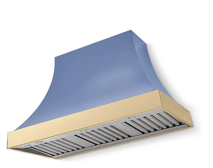 AGA 48" Hood Cascade in Carnaby Blue AH4830CACCBBPB