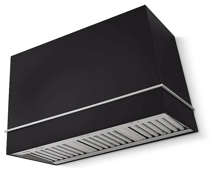 AGA 48" Hood Loge in Matte Black AH4830LGEMBLBN