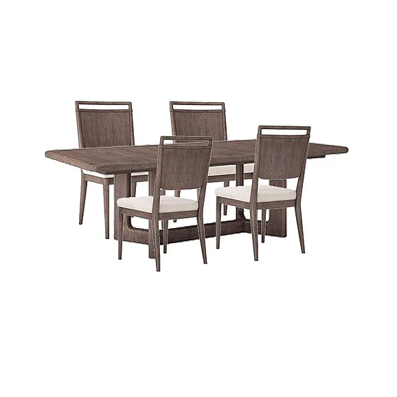 Emerald Home Ainsworth - D509 5pc Dining Room Set in Chocolate
