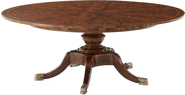 Theodore Alexander The Althorp Patent Jupe Table