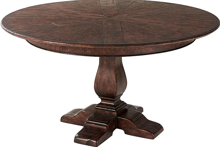 Theodore Alexander Victory Oak Jupe Dining Table