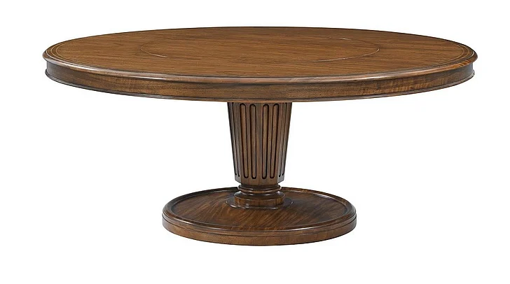 Theodore Alexander Althorp Living History Haddon Round Dining Table With Lazy Suzan Al54067