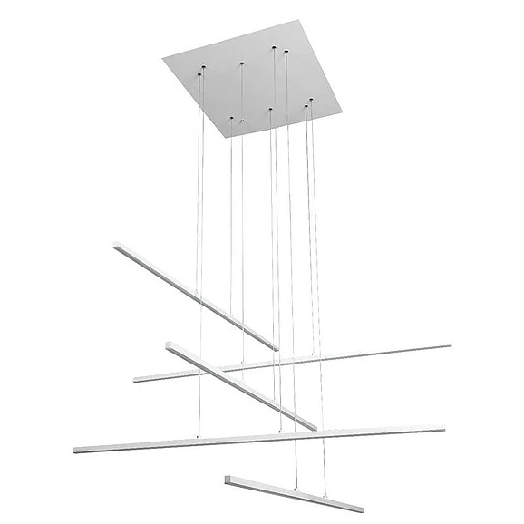 Bethel Matte White Frame LED Ceiling Fixture ALU06C45WH