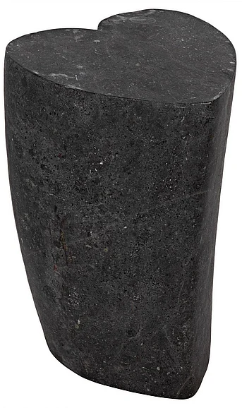 Noir Furniture Heart in Black Marble AM-287BM