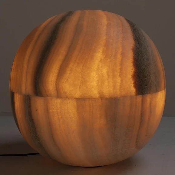 Noir Furniture Onyx Globe, Large in Natural AM-8L