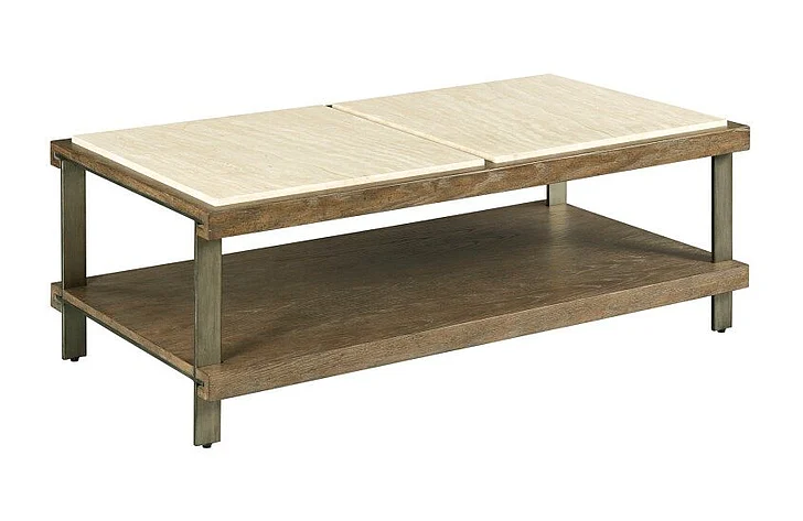 Hammary Hamilton Amara Rectangular Coffee Table in Taupe 034-910 CLOSEOUT