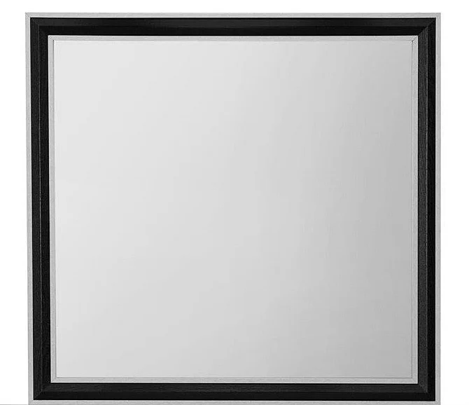 Global Furniture Amelia Mirror in Grey and Black AMELIA-GREY/BLACK-MR