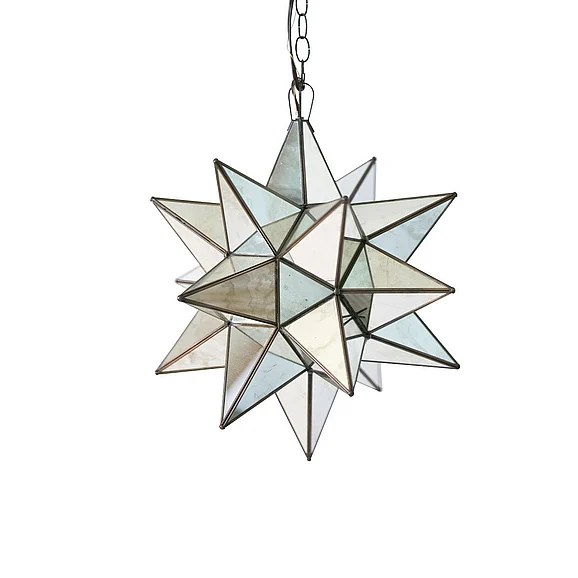 Worlds Away Moravian Large Ant Mir Star Chandelier AMS111