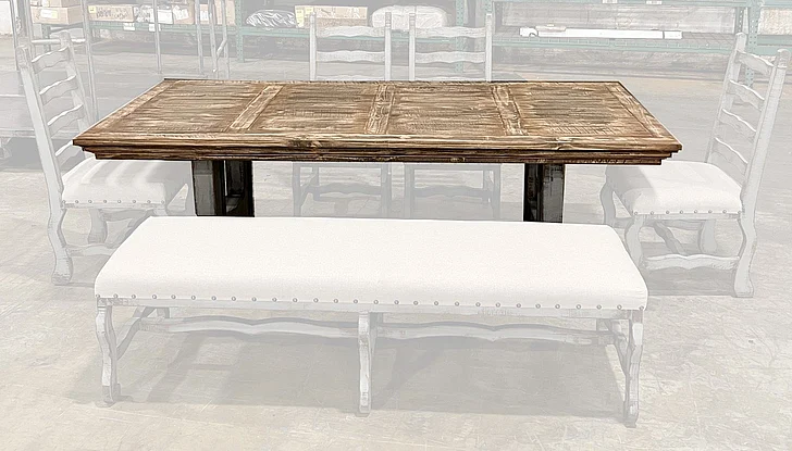 Split Nickel Andie Dining Table MIC-ANDIE-DT | COAN11