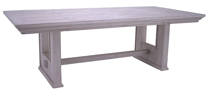 Split Nickel Andie Dining Table Bone MIC-ANDIE-DT | A2B1