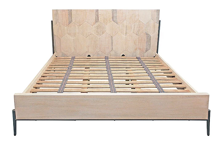 Moti Furniture Jaden King Bed in Natural