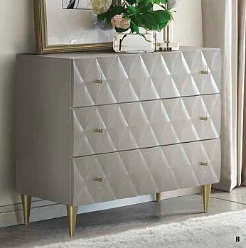 ACME Anson Console Cabinet in Silver AC02507