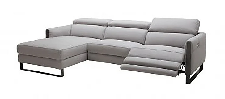 J&M Antonio Left Hand Facing Sectional in Chalk 182799-LHFC CLOSEOUT