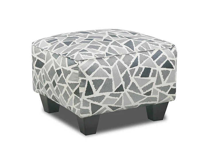Corinthian 26D0 Atlantic Accent Ottoman in Tournesol Slate FGAO2026D