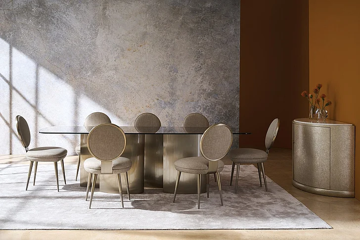 Caracole Classic Aphelion 4 / Apollo 7pc Dining Set