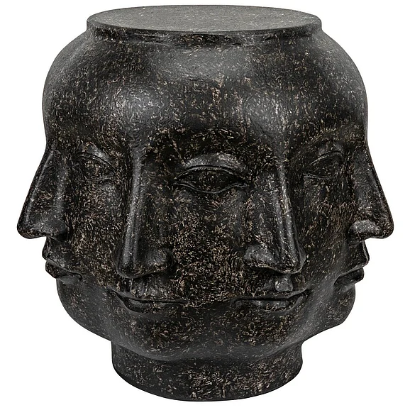 Noir Furniture Multi-Face Stool in Black AR-207BF