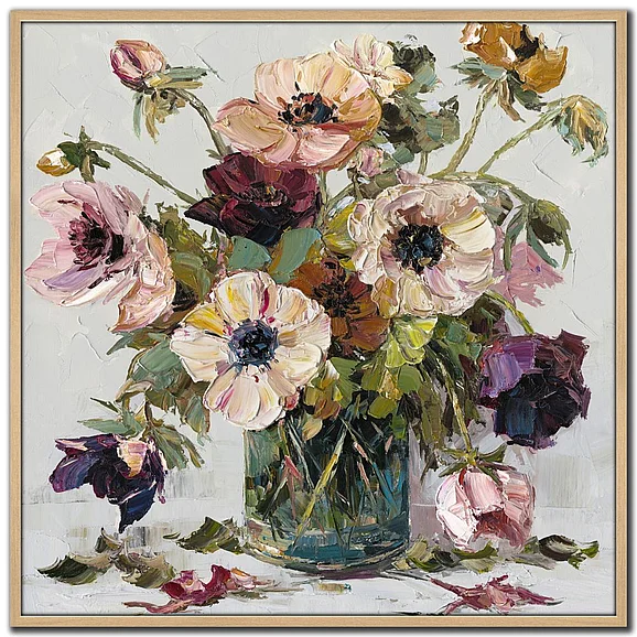 Streamline Art Anemones in Soft Radiance E891301