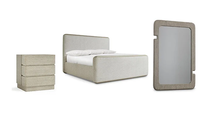 Bernhardt Arcadia 3pc King Panel Bedroom Set
