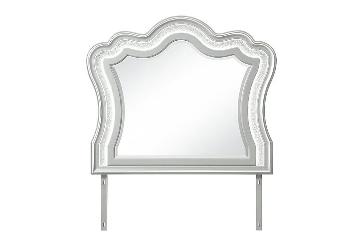 Global Furniture Aria Mirror w/ LED in Silver ARIA-SILVER-MR W/LED
