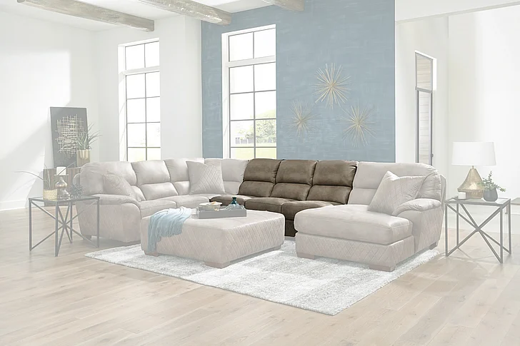 Jackson Royce Armless Sofa in Taupe 4043-30/1176-19/1276-19