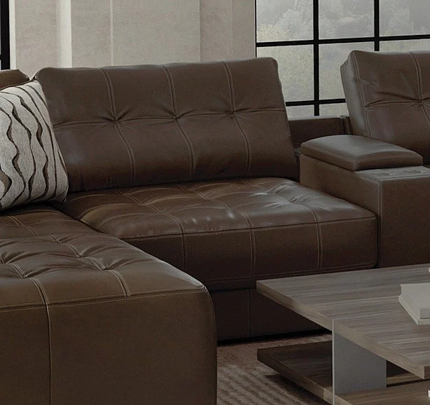 Jackson Siena Armless Chair in Chocolate 321531/1286-09/3086-09