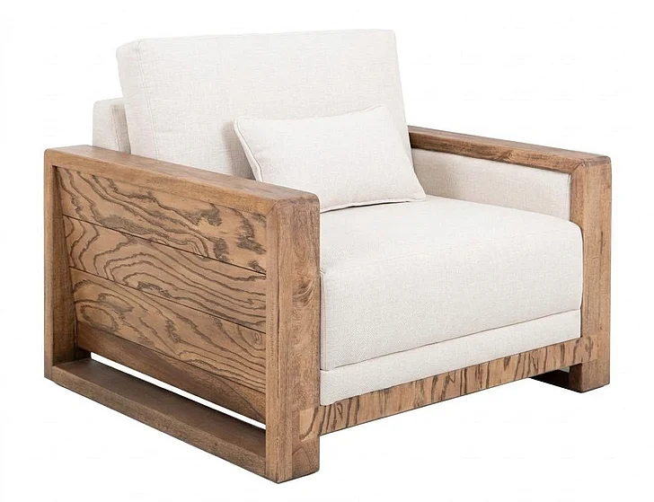 IFD Ancora Arm Chair in White IUP325-ACH-101