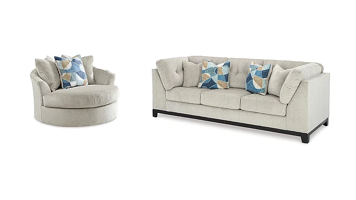 Maxon 2-Piece Living Room Set in Stone