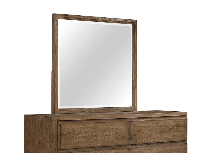 FD Home Aspen Springs Landscape Mirror in Weatherd Plank 7559-06